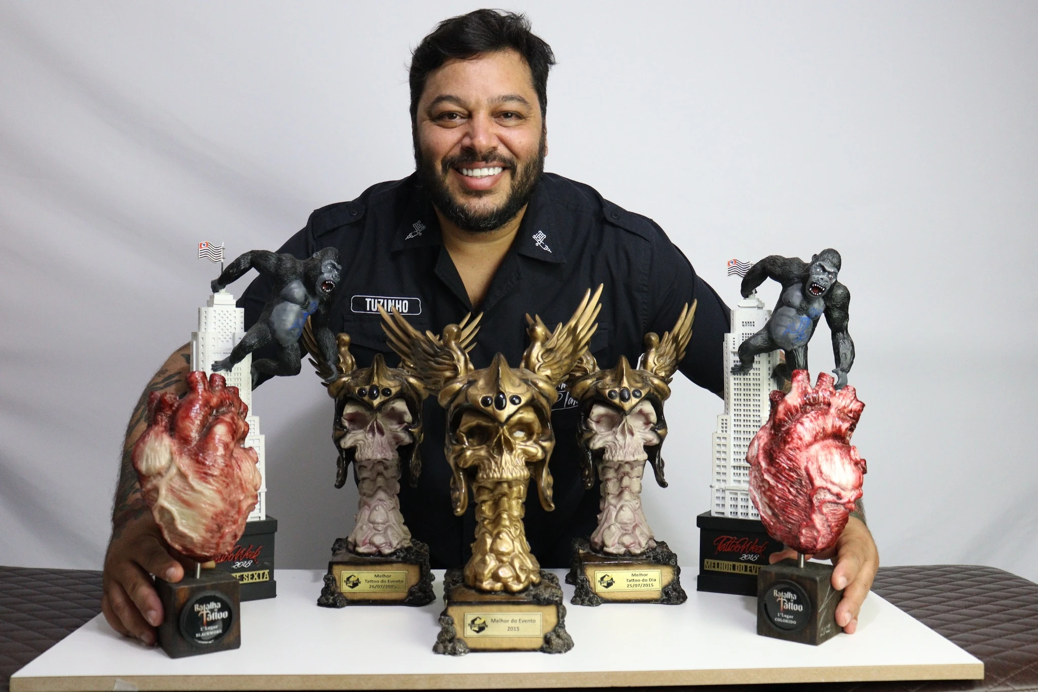 Tuzinho com troféus