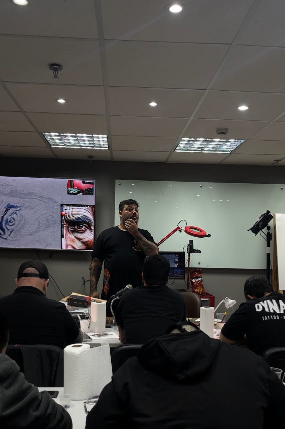 Registro de prática no workshop
