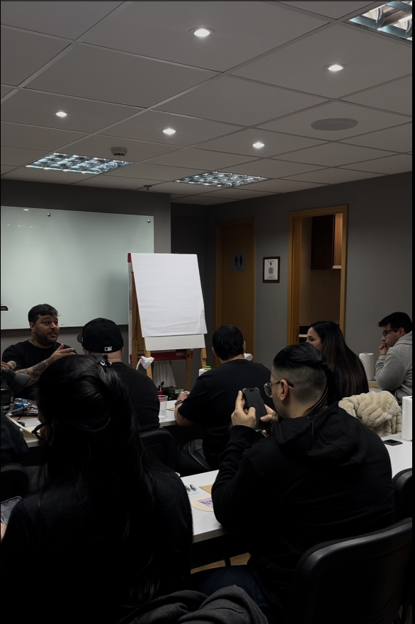 Registro de aluno no workshop