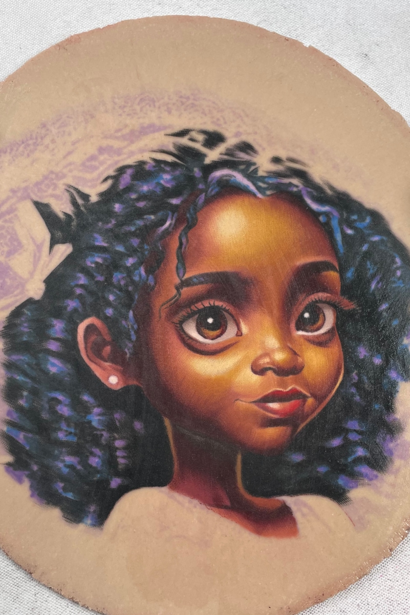 Tatuagem colorida nas costas